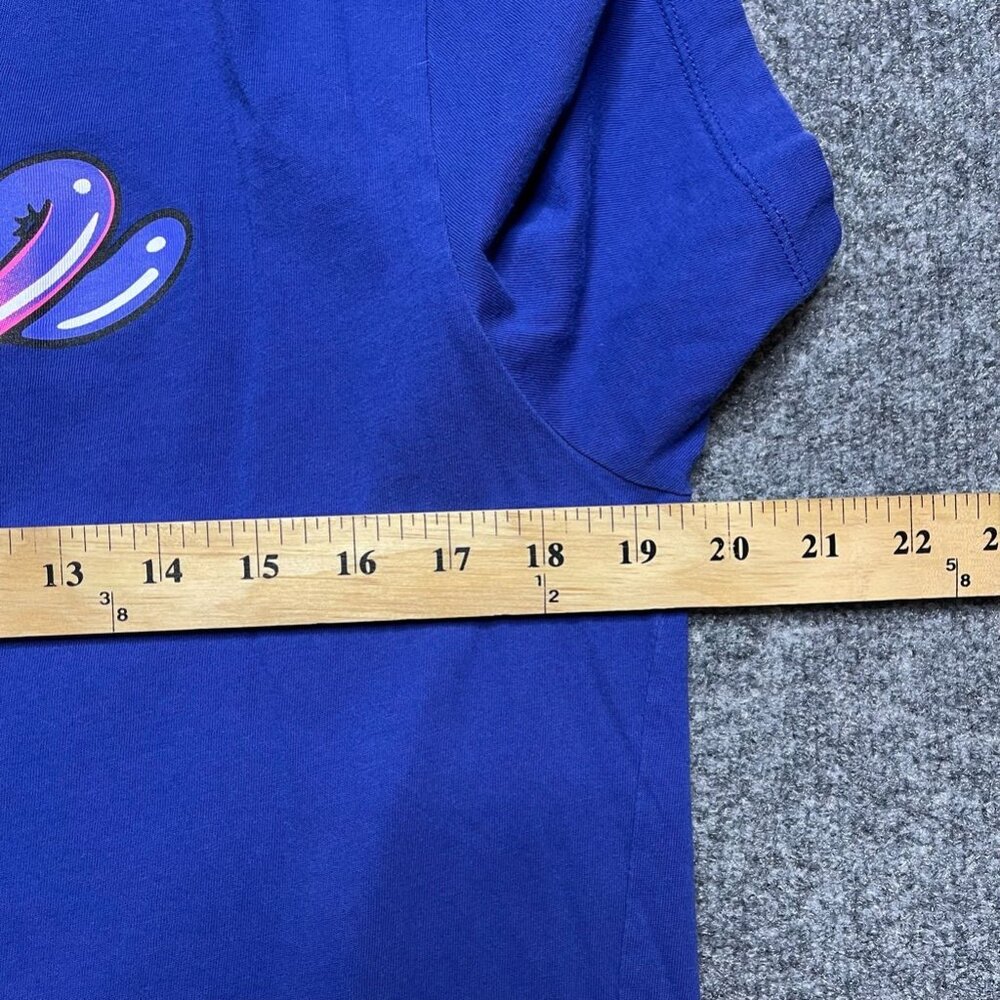 Nike Air Core Mens Graphic T-Shirt Blue Short Sleeve Crew Neck L - Picture 6 of 7